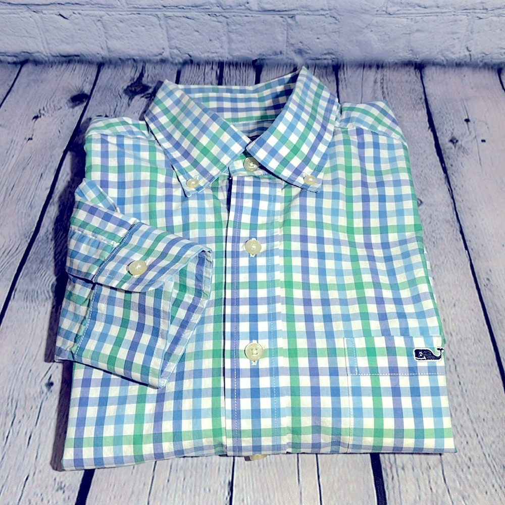 EUC - Vineyard Vine Men's Tucker Long Sleeve Button Down Shirt (M)